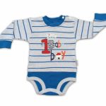 زیر دکمه آستین بلند طرح baby boy برند کوکالو