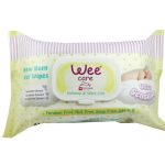 دستمال مرطوب wee care ویژه پوست خیلی حساس نوزادان