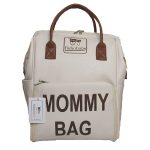 ساک لوازم کوله ای مامی بگ چرم mommy bag