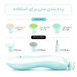 سوهان برقی کودک baby nail trimmer - تصویر 5
