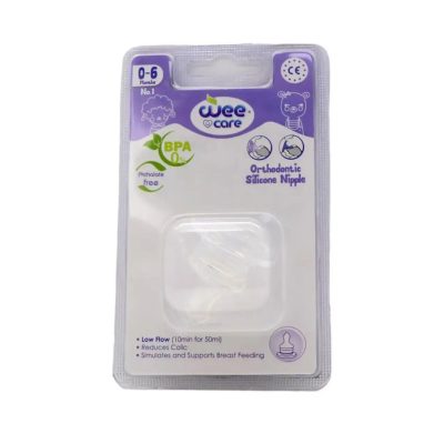 سرشیشه ارتودنسی باریک 0 تا 6 ماه کد 508 برند وی wee care