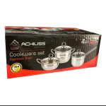 سرویس 4 تکه قابلمه استیل برند آکیلیس ACHLISS - Image 2